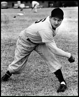 Hall of Fame pitcher Early Wynn in the late 1930s - Wynn was Mickey's favorite pitcher for hitting home runs.